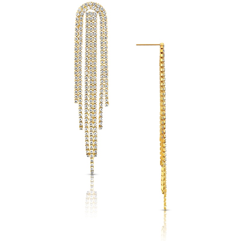 Rebecca Tassel Chain Earring