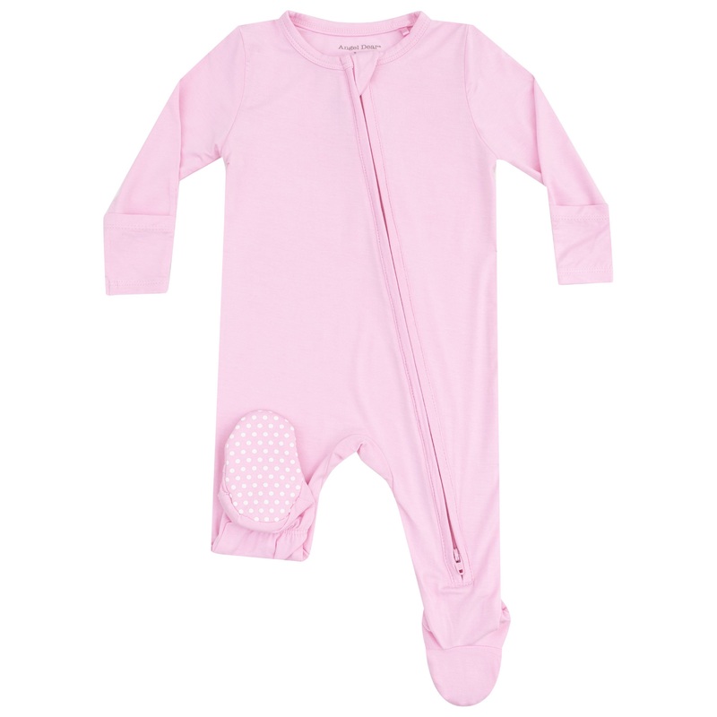 2 Way Zipper Footie – Solid Lilac Sachet