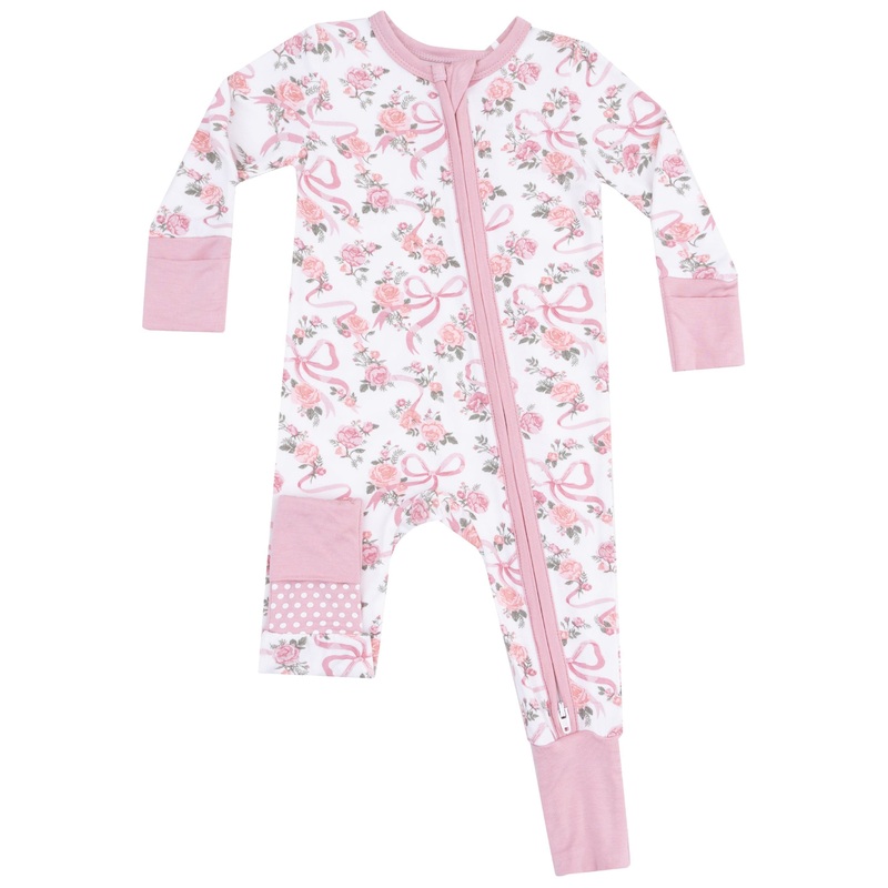 2 Way Zipper Romper – Ribbons and Flowers