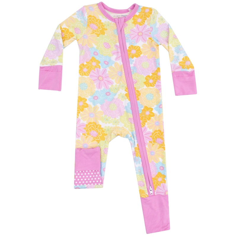 2 Way Zipper Romper  – Sunny Dahlias