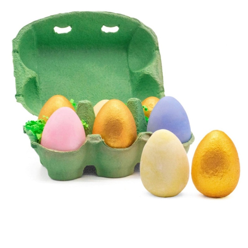 Bunny’s 6 Eggs Handmade Sidewalk Chalk