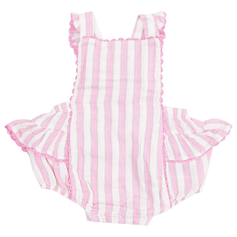 Ric-Rac Ruffle Sunsuit – Candy Stripe