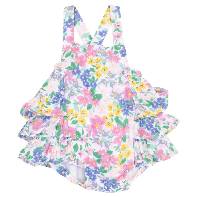 Ruffle Sunsuit – Emma Floral