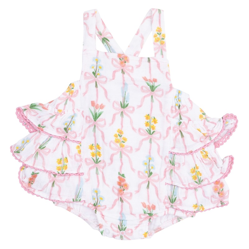 Ruffle Sunsuit – Ribbon Bouquets