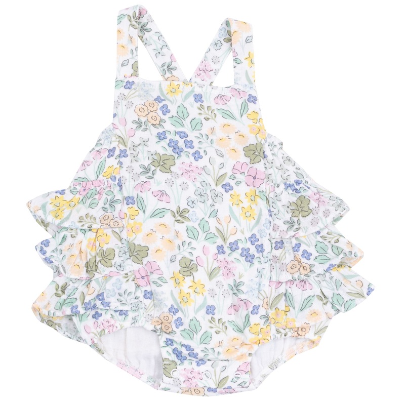 Ruffle Sunsuit – Samantha Floral