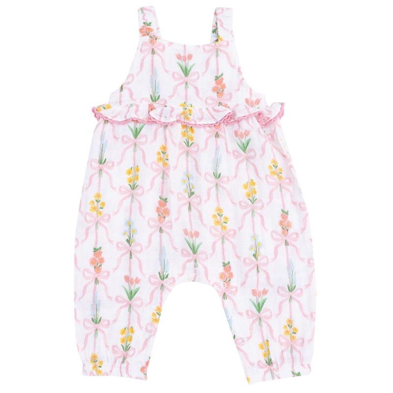 Ruffle Waist Romper – Ribbon Bouquets