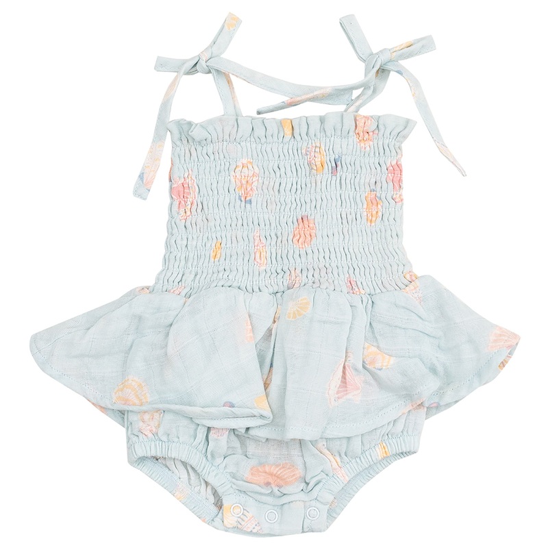 Smocked Bubble with Skirt – Pretty Seashells