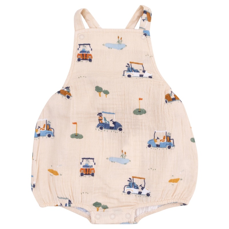 Sunsuit – Golf Cart Cuties Oatmeal