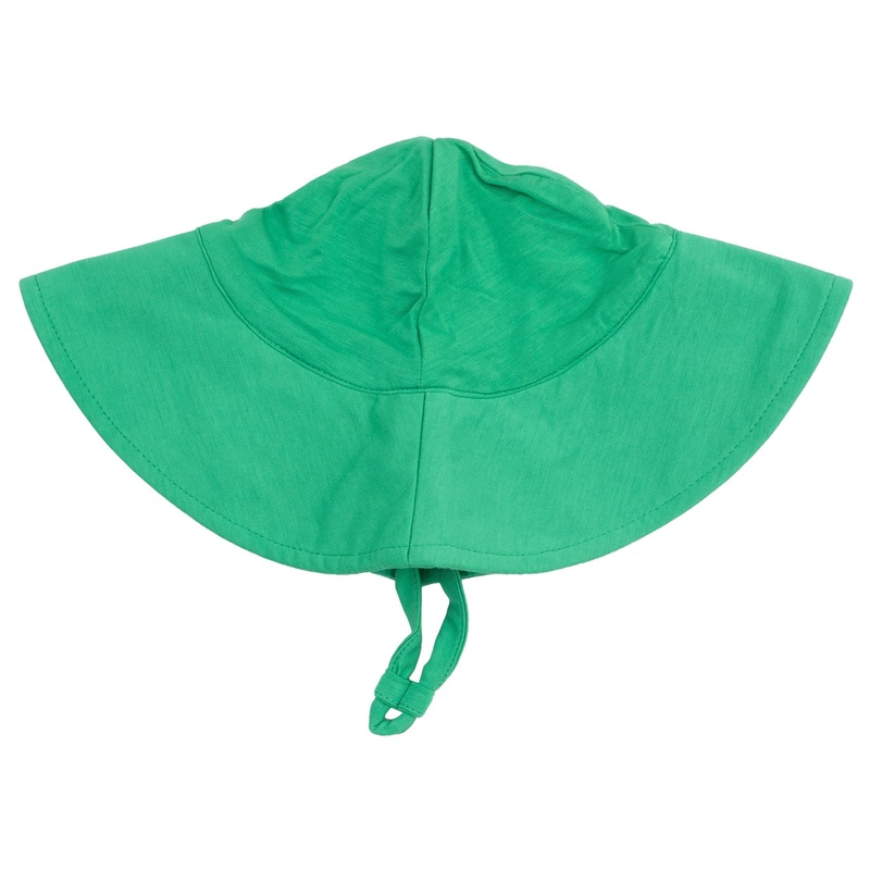 Wide Brim Sunhat – Solid Kelly Green