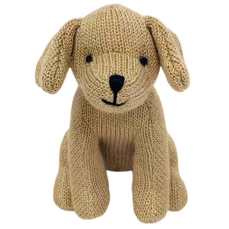 Bentley Puppy Knit Rattle