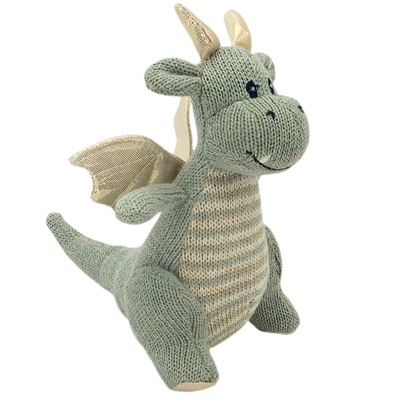 Dax Dragon Knit Rattle