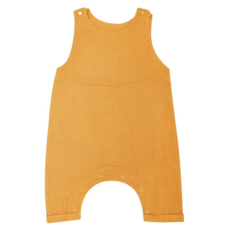 Muslin Jumpsuit – Mustard