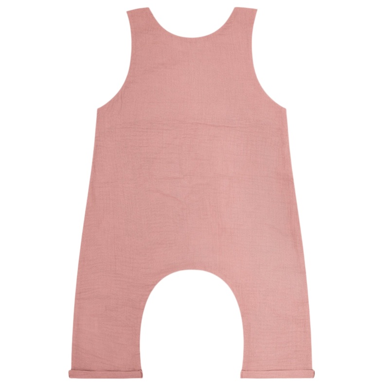 Muslin Jumpsuit – Terra Cotta