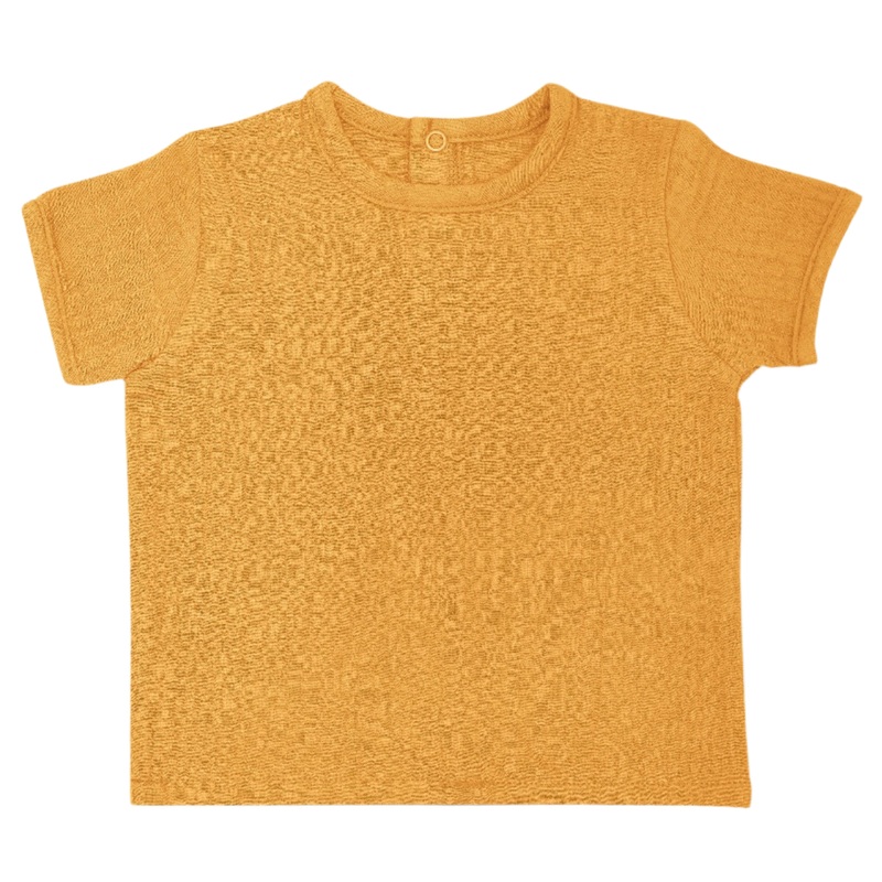 Muslin Short Sleeve Shirt – Mustard