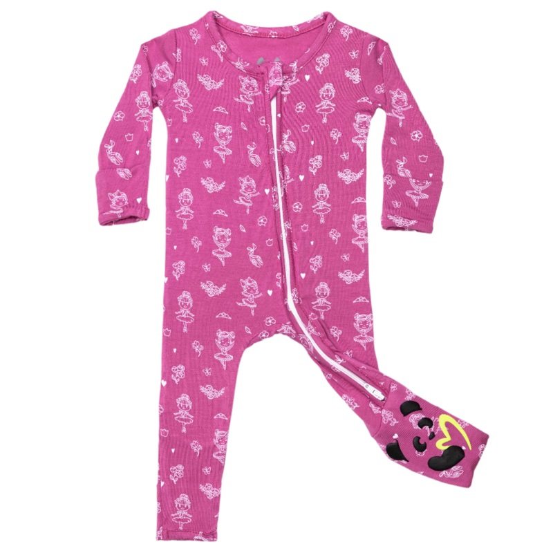 Ballerina Bamboo Convertible Footie