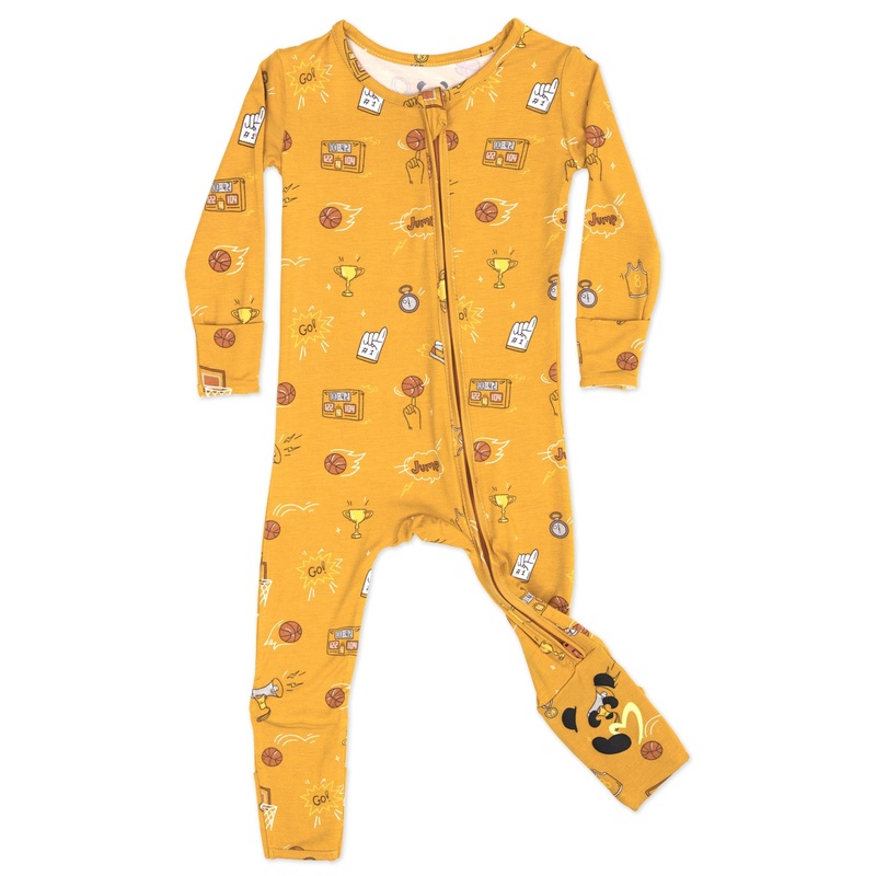 Basketball Bamboo Convertible Footie