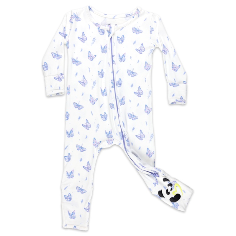 Butterfly Bamboo Convertible Footie