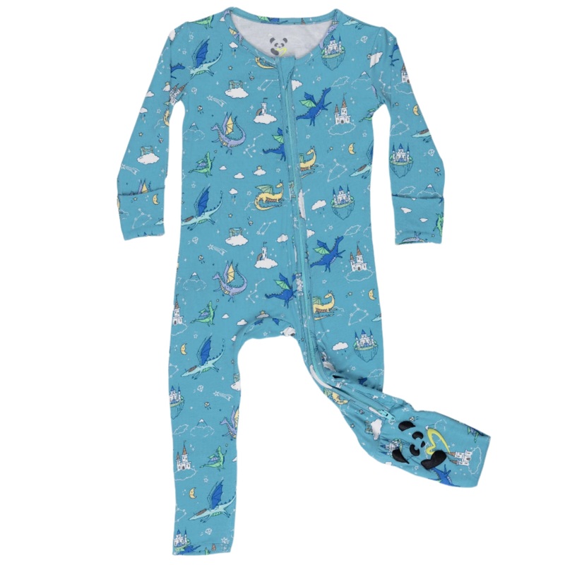 Dragon Dreams Bamboo Convertible Footie