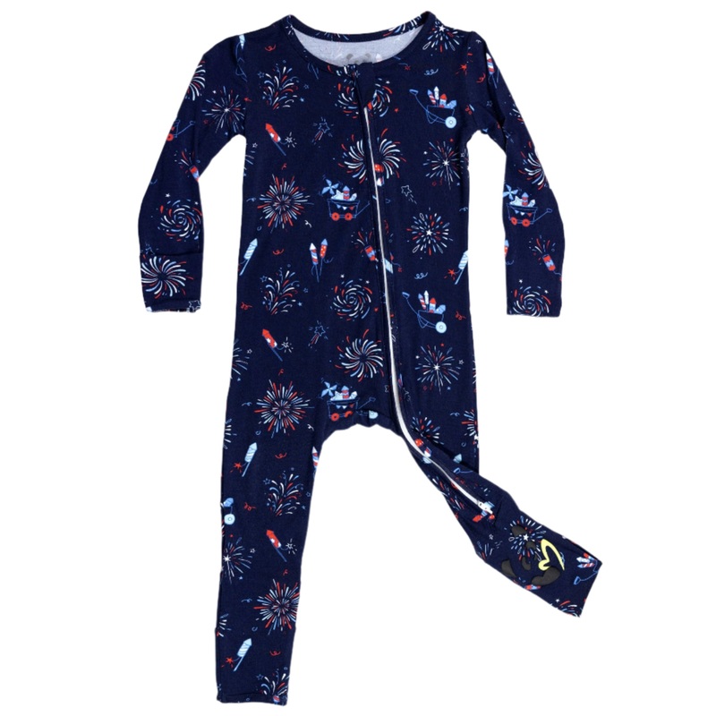 Fireworks Bamboo Convertible Footie