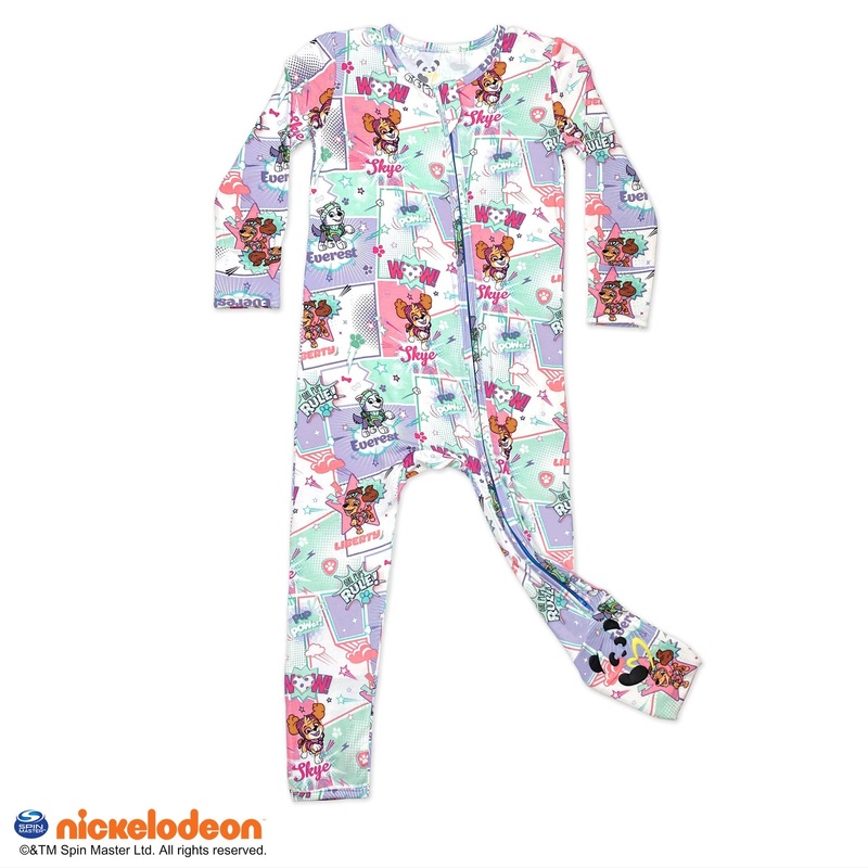 PAW Patrol: Comic Girl Pups Bamboo Convertible Footie