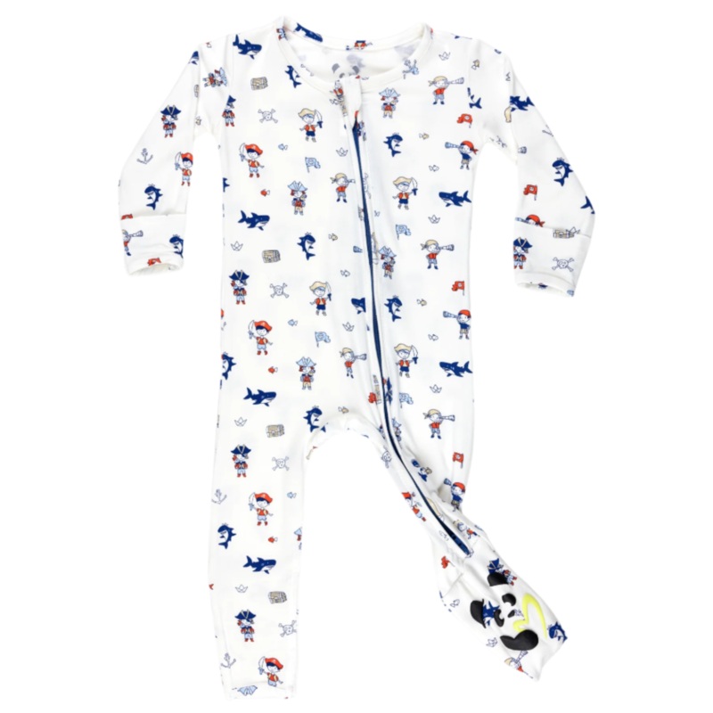 Pirate Bamboo Convertible Footie