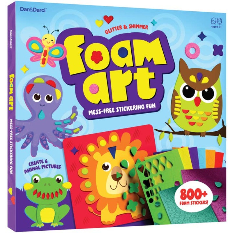 Mess-Free Foam Sticker Art Craft Kit For Kids