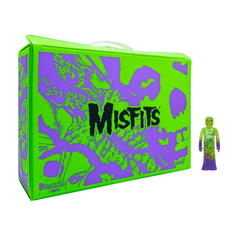 Misfits ReAction Figures – Carry Case with Fiend (Neon Green Purple)