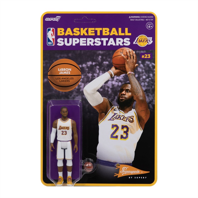 NBA Supersports Figure – LeBron James Alternate Jersey (Lakers)