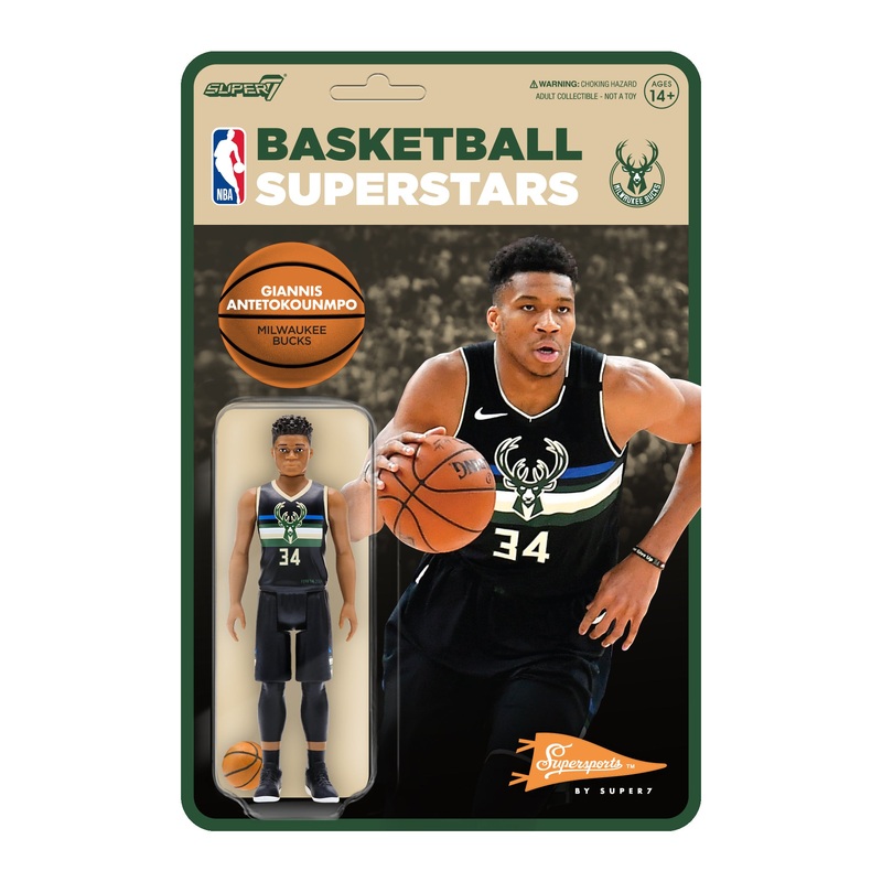 NBA Supersports Figure Wave 3 – Giannis Antentokuompo (Bucks) [Black Statement]