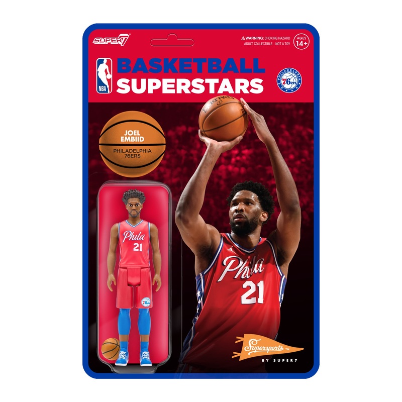 NBA Supersports Figure Wave 3 – Joel Embiid (76ers) [Red Statement]