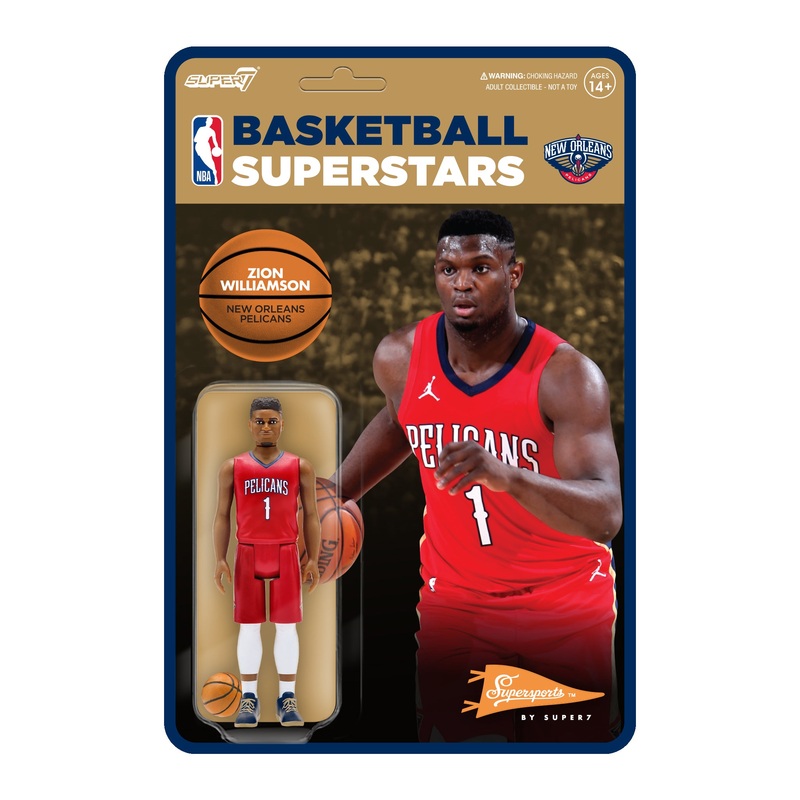 NBA Supersports Figure Wave 3 – Zion Williamson (Pelicans) [Red Statement]