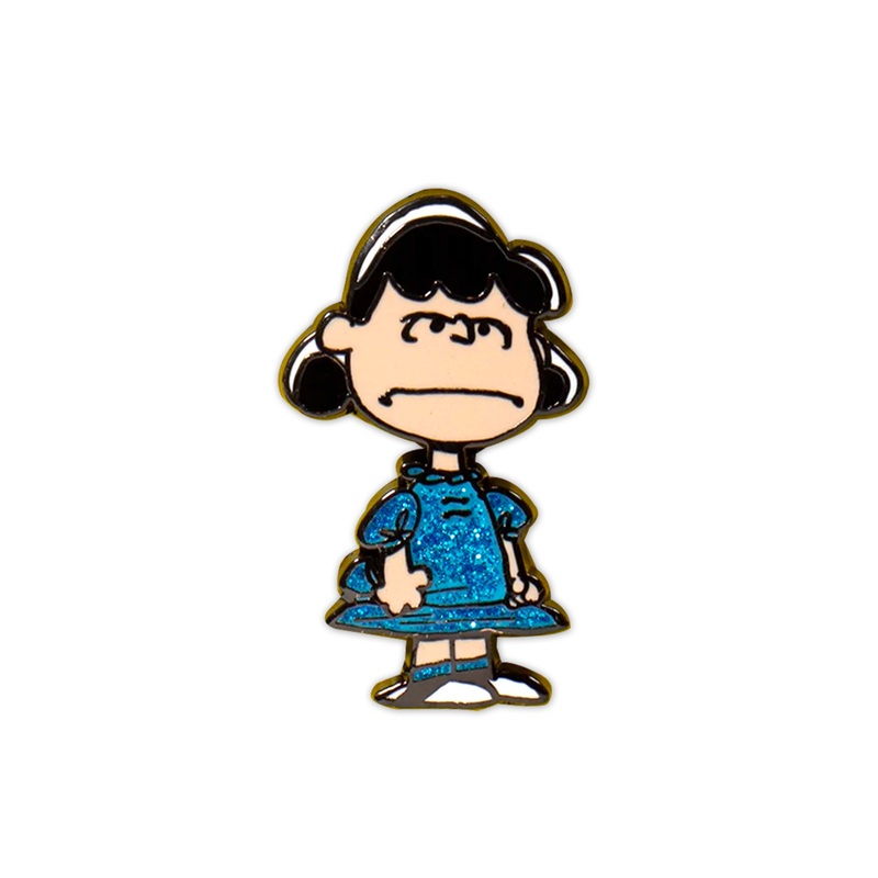 Peanuts Enamel Pin – Angry Glitter Lucy