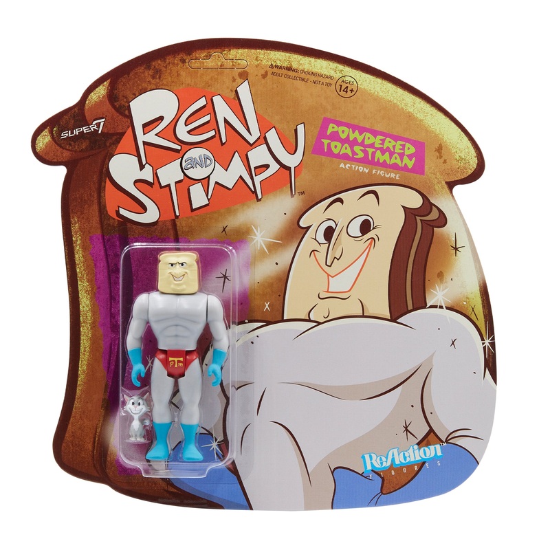Ren & Stimpy ReAction Figure Wave 1 – Powdered Toast Man