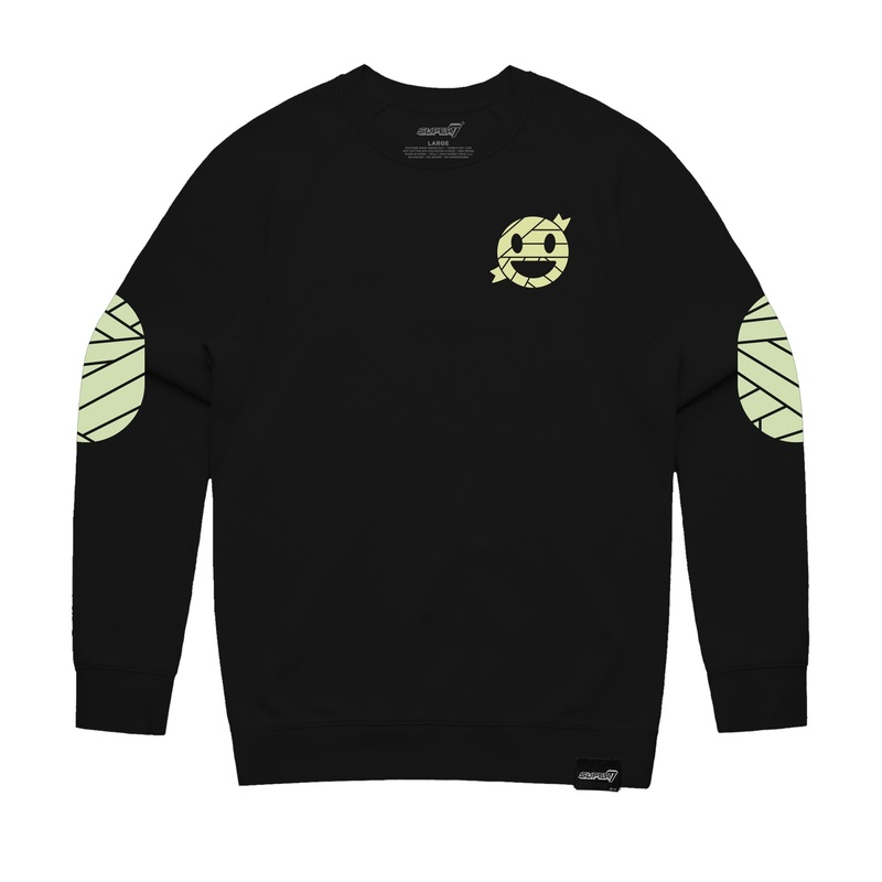 Mummy Boy Elbow Print Crewneck