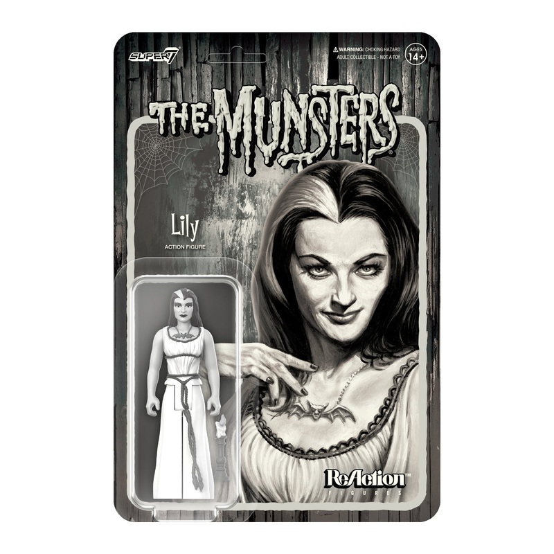 Munsters ReAction Figures Wave 2 – Lily (Grayscale)