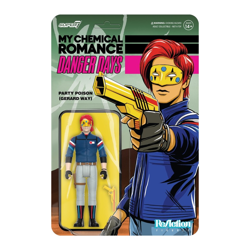 My Chemical Romance ReAction Figures Wave 01 (Danger Days) – Party Poison  (Unmasked)