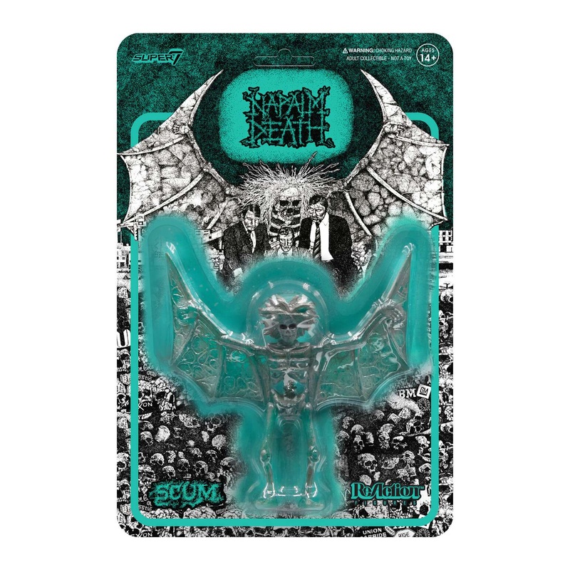 Napalm Death ReAction Figure – Scum Demon (Aquamarine)