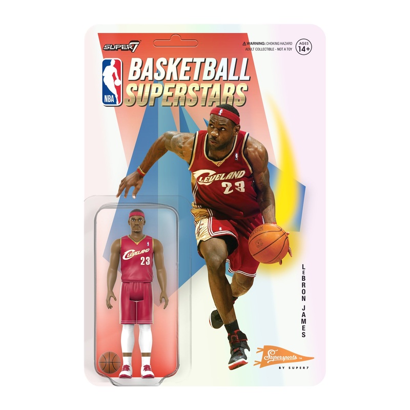 NBA Hardwood Classics ReAction W1 – Lebron James (Cavaliers, Red)