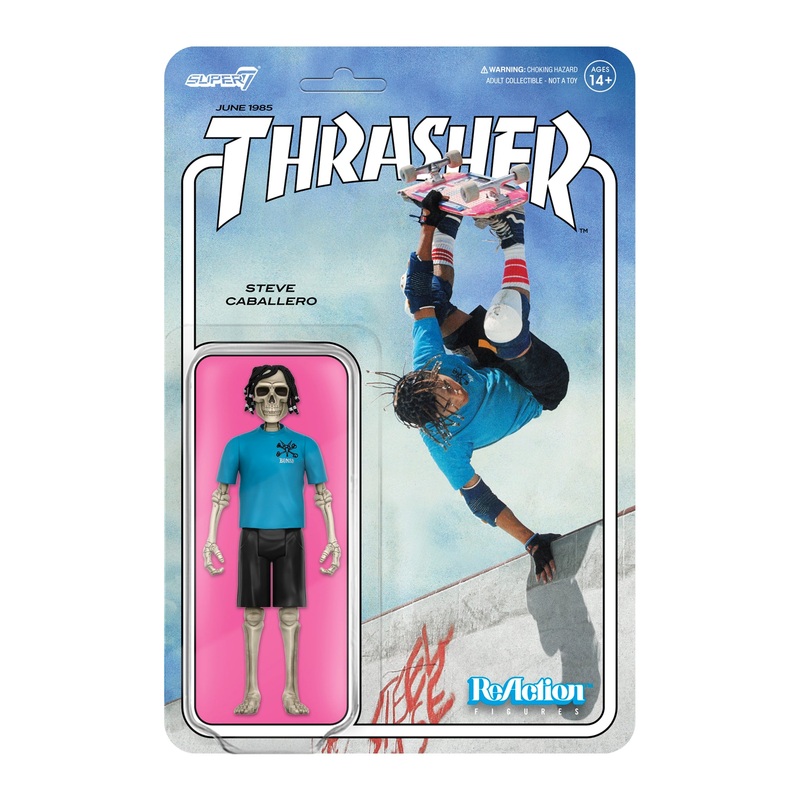 Powell-Peralta ReAction Figure – Steve Caballero (Thrasher)