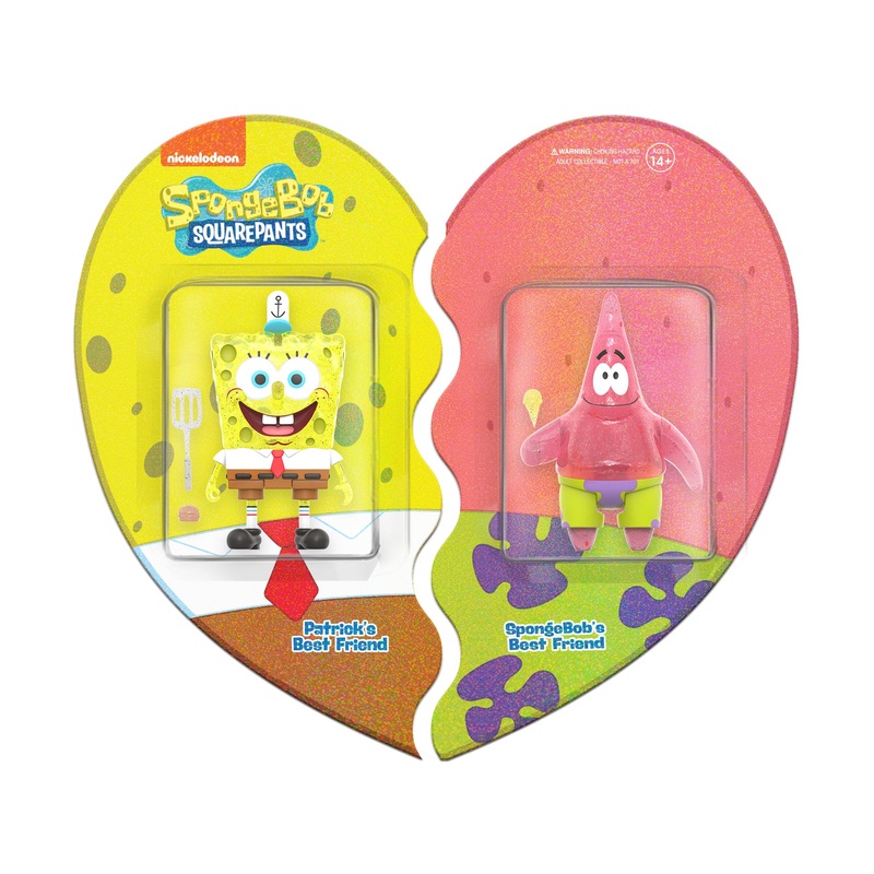 SpongeBob SquarePants ReAction – SpongeBob and Patrick BFF 2-Pack (Glitter)