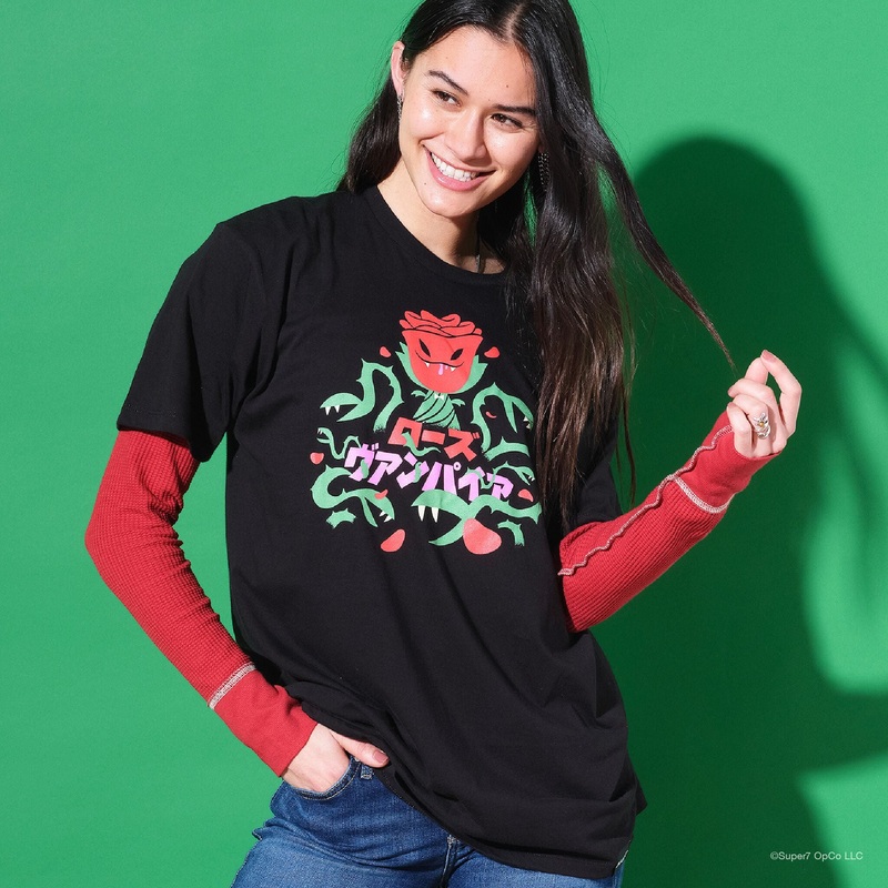 Super 7 T-Shirt – Kaiju Poster Rose Vampire