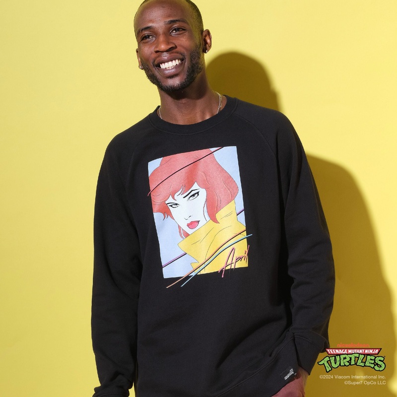 Teenage Mutant Ninja Turtles Fleece – 80s April Crewneck