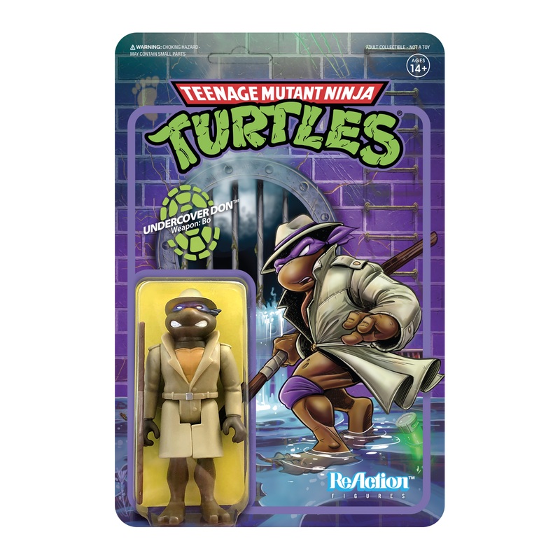 Teenage Mutant Ninja Turtles ReAction Figure Wave 2  – Undercover Donatello