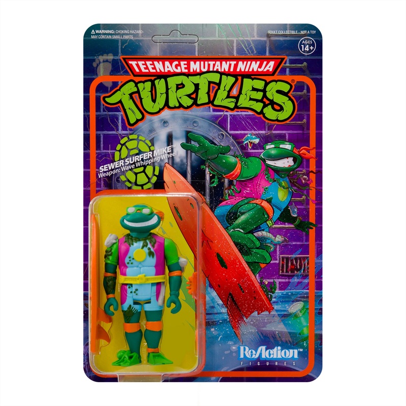 Teenage Mutant Ninja Turtles ReAction Figure Wave 3 – Sewer Surfer Michelangelo