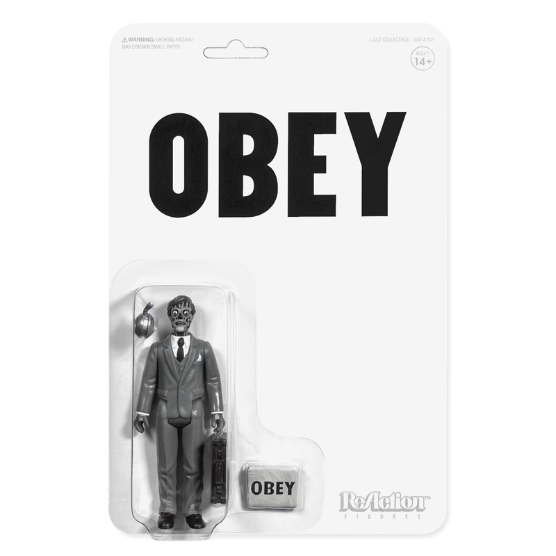They Live ReAction Figure – Male Ghoul (Black & White)