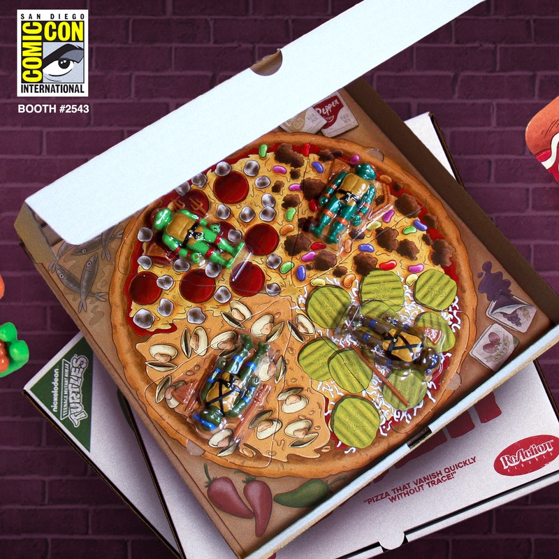 Teenage Mutant Ninja Turtles ReAction –  Pizza Box 4-Pack (SDCC 2019)