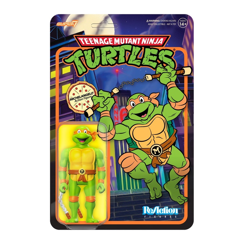 Teenage Mutant Ninja Turtles ReAction Wave 7 – Michelangelo Toon