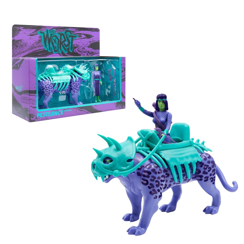 The Four Worstmen of the Apocalypse ReAction Figure – Shedusa and Pestilence Leopard