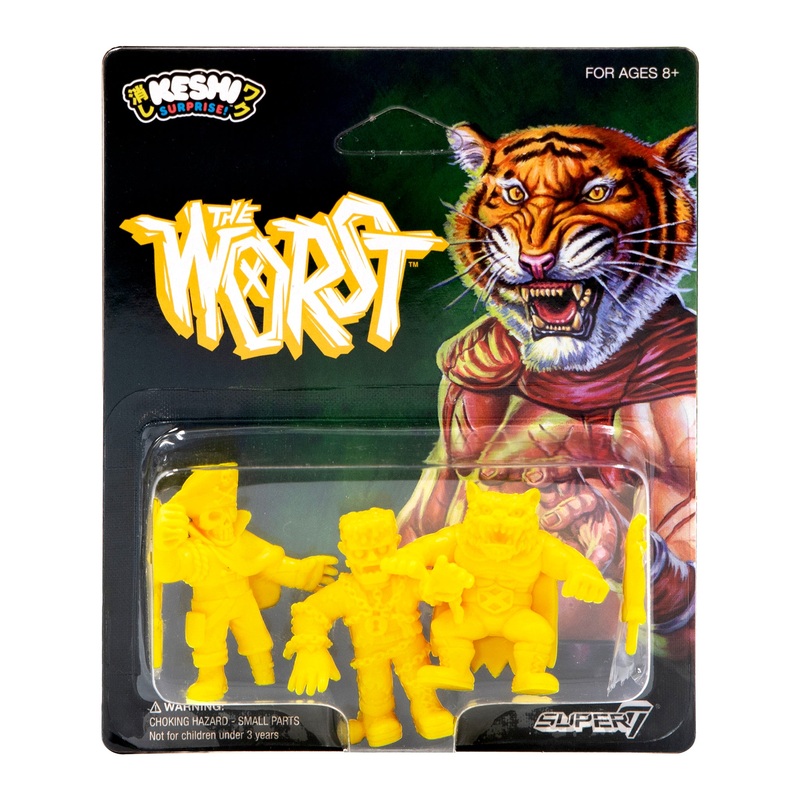 The Worst Keshi Pack A – Red Tiger, Captain Deadstar, Frankenghost (Yellow)