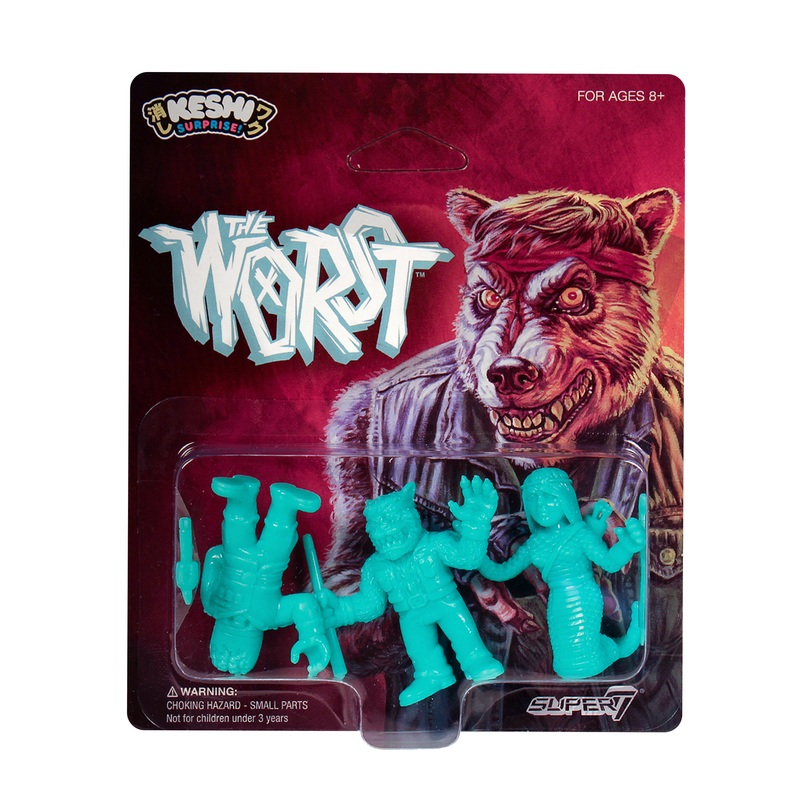 The Worst Keshi Pack B – Shedusa, Werewolf Biker, Cortex Commander (Teal)
